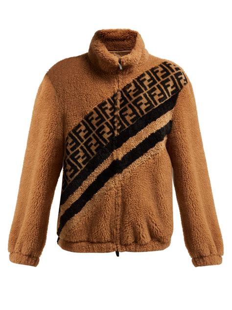 fendi sherpa jacket|Fendi jacket.